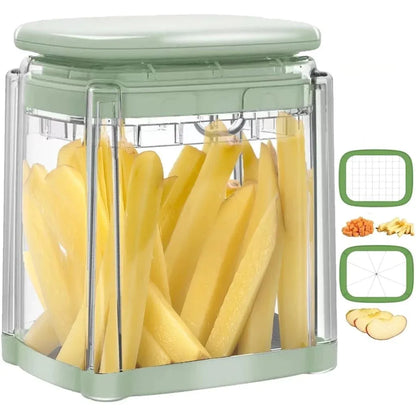 DLC Manual Vegetable Slicer Multi-Blade Chopper
